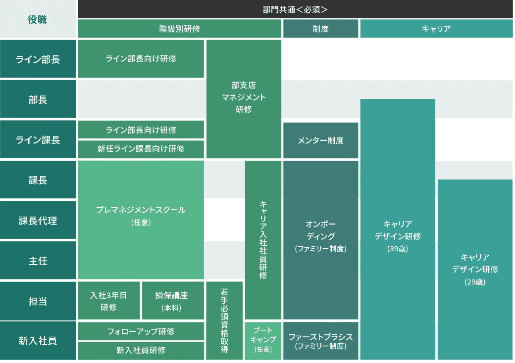 階層別研修の詳細